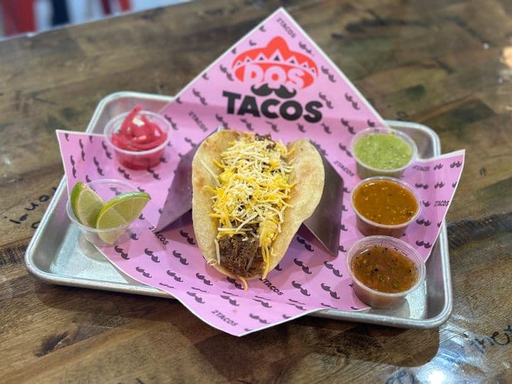 Egg and birria breakfast taco